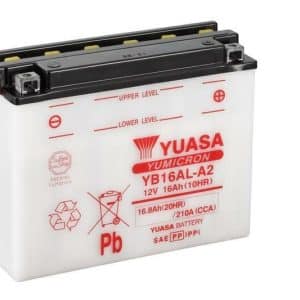 Batterie Yuasa YB16AL-A2 pour Ducati