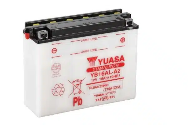 Batterie Yuasa YB16AlA2 - 1080826 Batterie Yuasa YB16AL-A2 pour Ducati