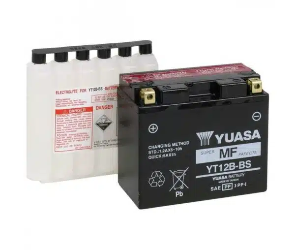 Batterie d'origine Ducati de marque Yuasa avec pack acide