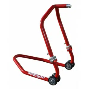 Béquille avant rouge sous Té Bikelift
