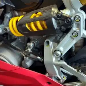 Protection amortisseur carbone Ducati