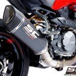 Silencieux en carbone Sc Project pour Ducati Monster 1200