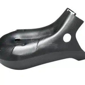 Protection collecteur échappement carbone mat
