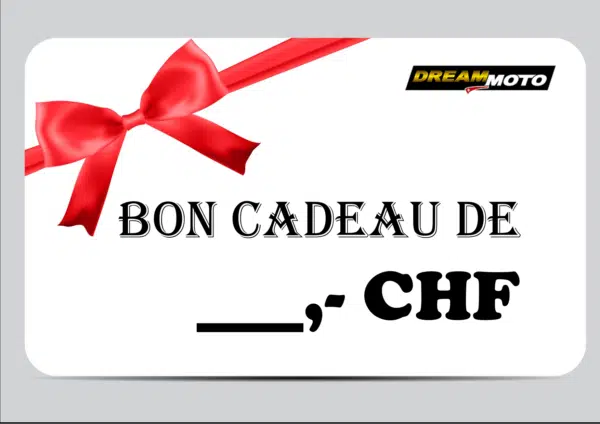 Affiche de bon cadeau Dream Moto