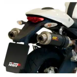 Silencieux d'échappement double MIVV GP carbone