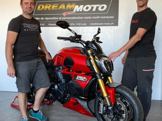 Préparation réalisée par Dream Moto sur base Ducati Diavel 1260 S
