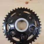 Couronne de transmission Ducati thermolaquée