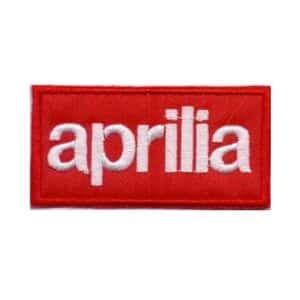 Représentation brodée du logo Aprilia