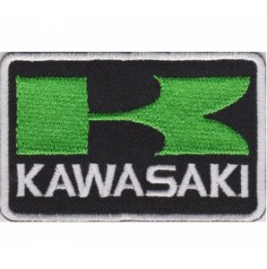 Représentation brodée du logo Kawasaki