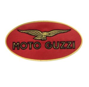 Représentation brodée du logo Moto Guzzi