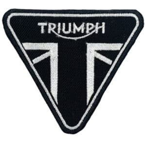 Représentation brodée du logo Triumph moto
