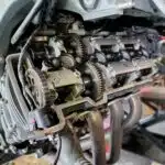 BMW K1300S au service soupapes chez Dream Moto